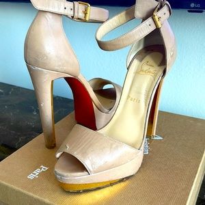AUTHENTIC RED BOTTOM HIGH HEELS